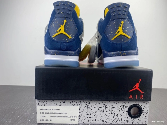 Kicktheory Retro Michigan Air AJ4-1036660 Jordan 4 (PE) 0807